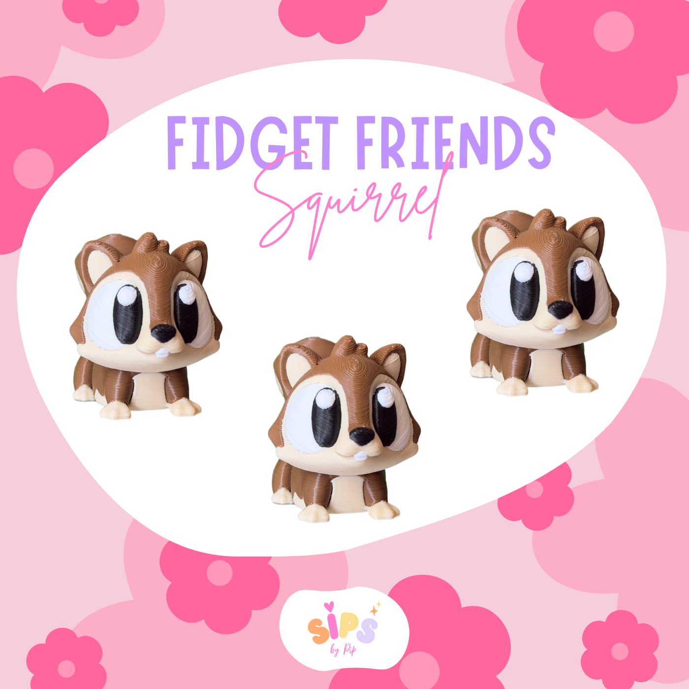 Small Fidget Friend - Squirrel