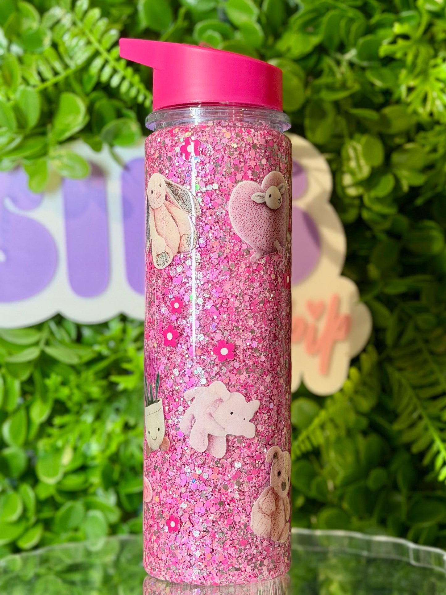 Jelly Cat - 15oz Acrylic Drink Bottle