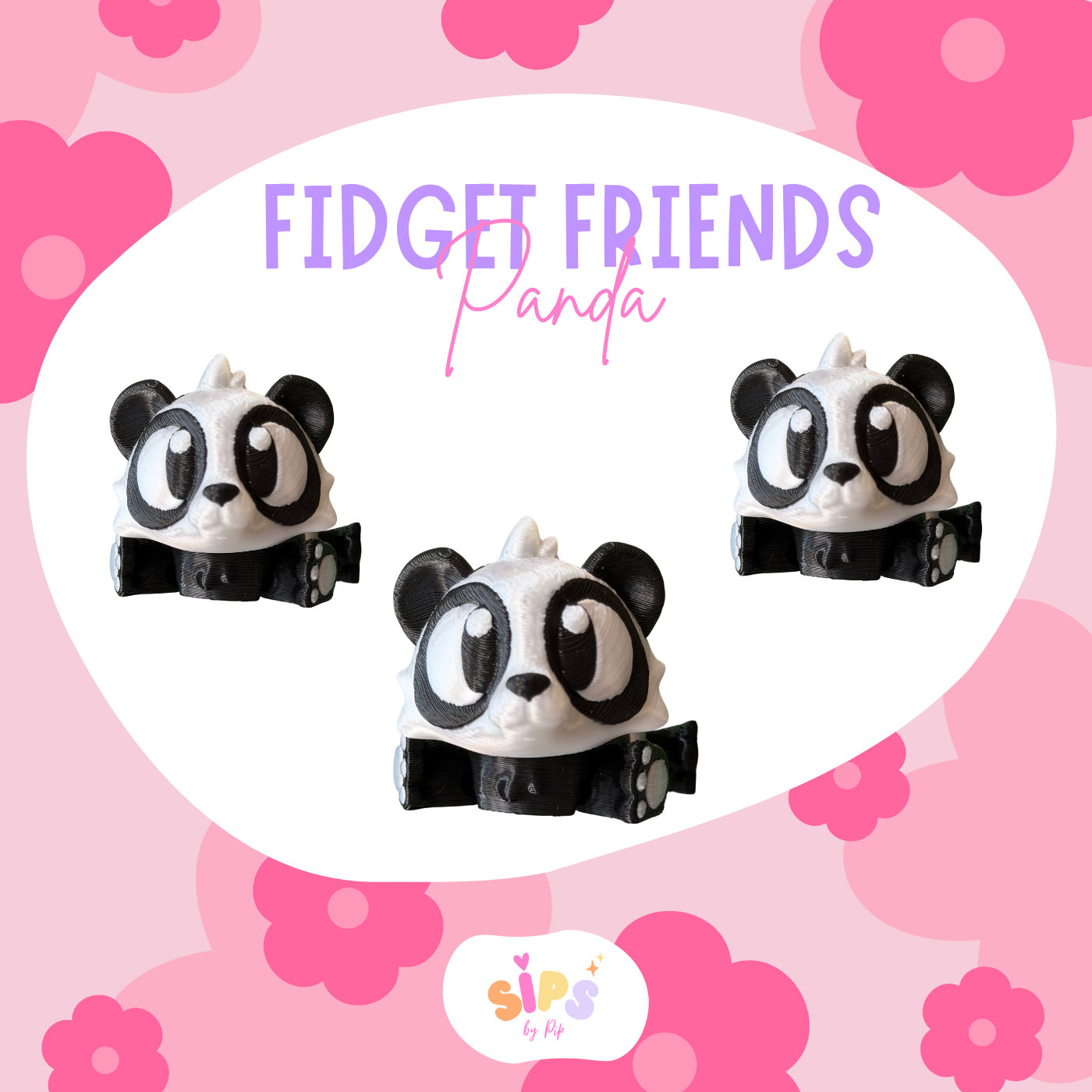 Small Fidget Friend - Panda