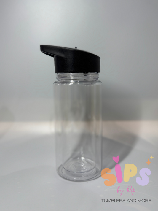 10oz Acrylic kids drink bottle snow globe