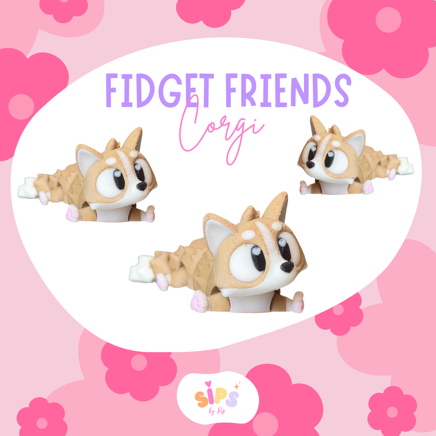 Small Fidget Friend - Corgi