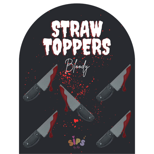 Bloody - 3d straw topper