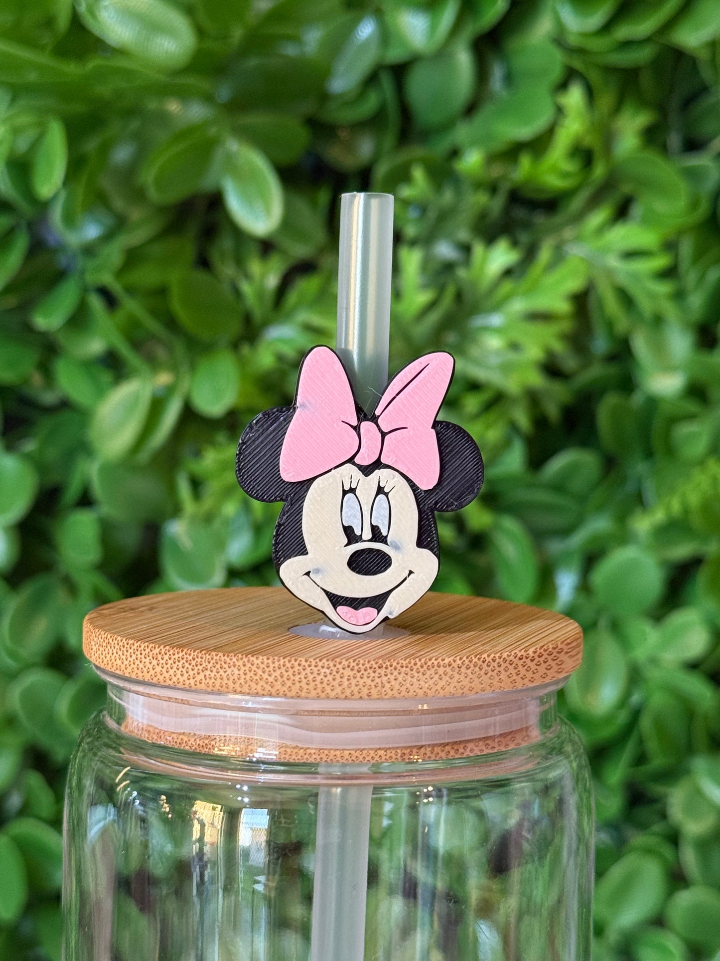 Girl Mouse - 3D Straw Topper