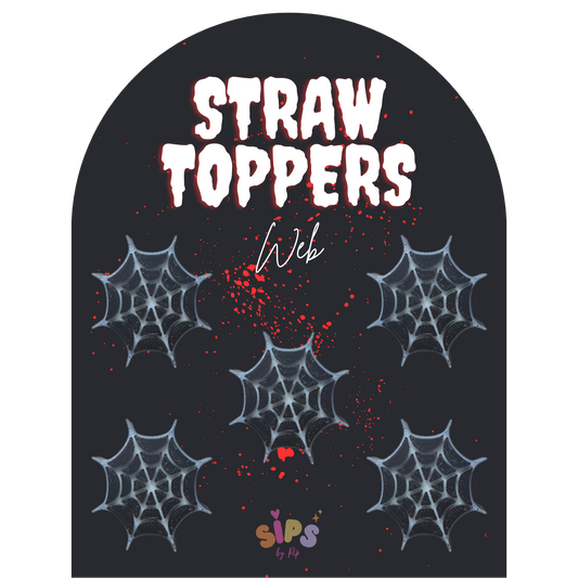 Web - 3D Straw Topper