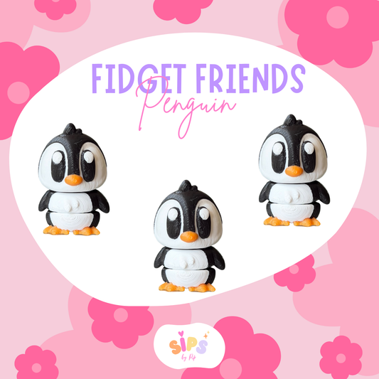 Small Fidget Friend - Penguin