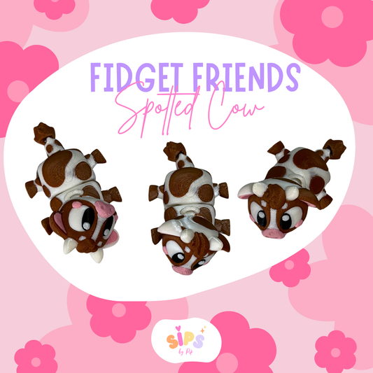 Small Fidget Friend - Spotted Cow