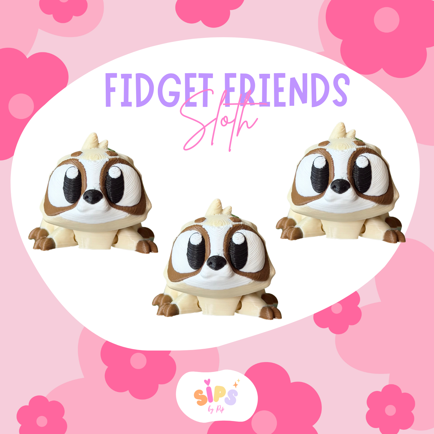 Small Fidget Friend - Sloth