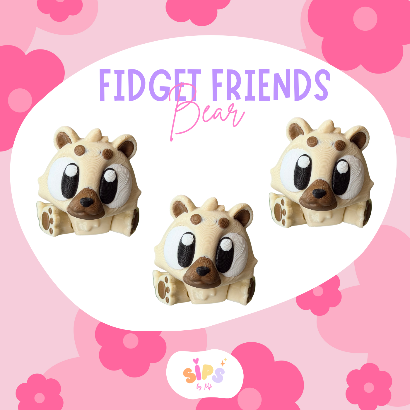 Small Fidget Friend - Bear