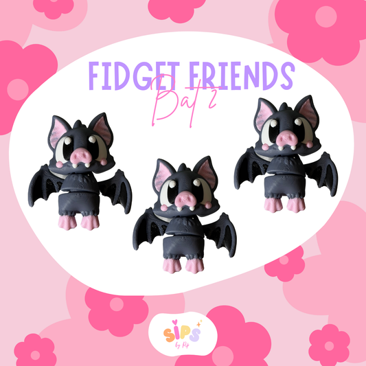 Small Fidget Friend - Grey Bat