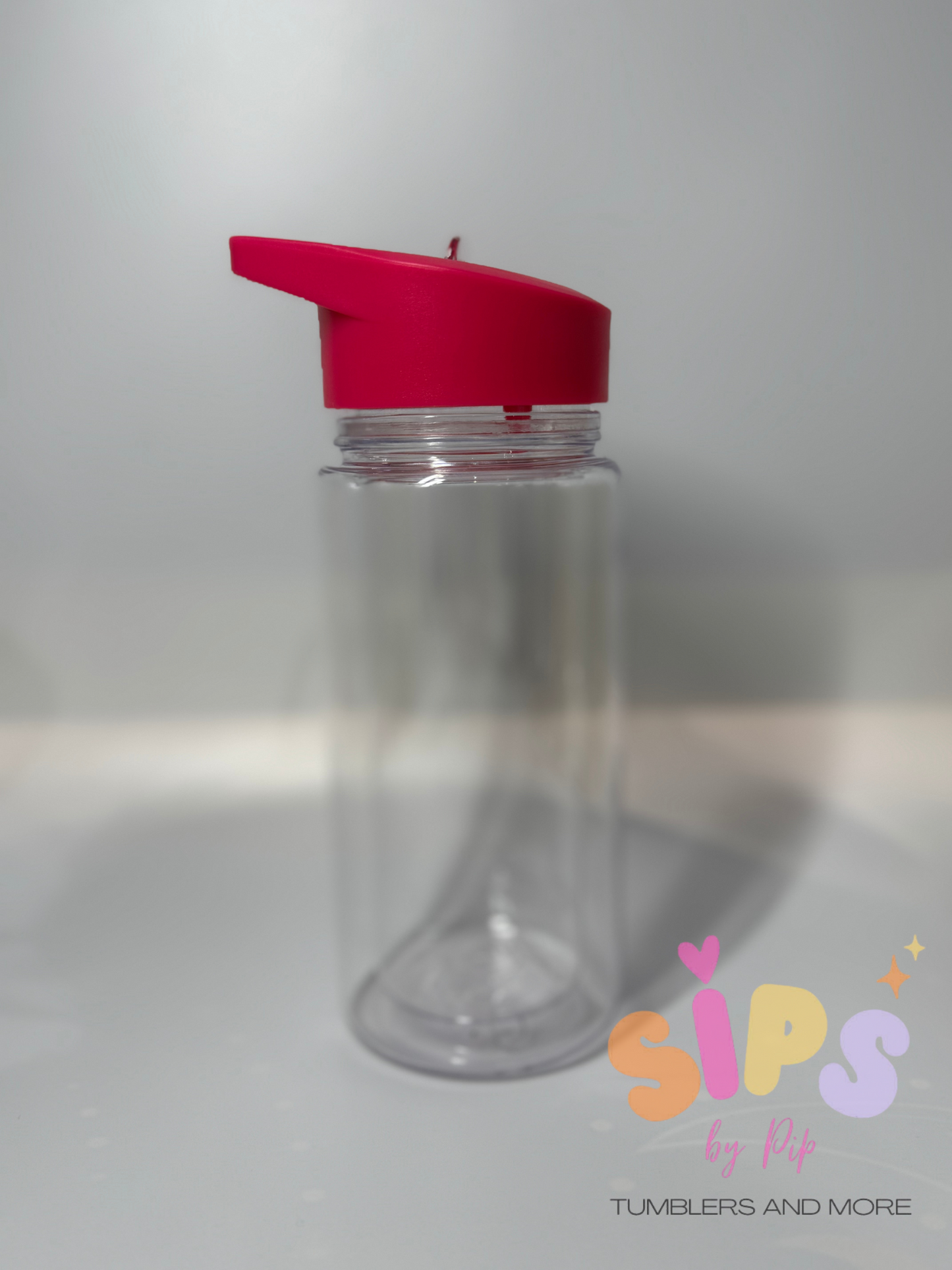 10oz Acrylic kids drink bottle snow globe