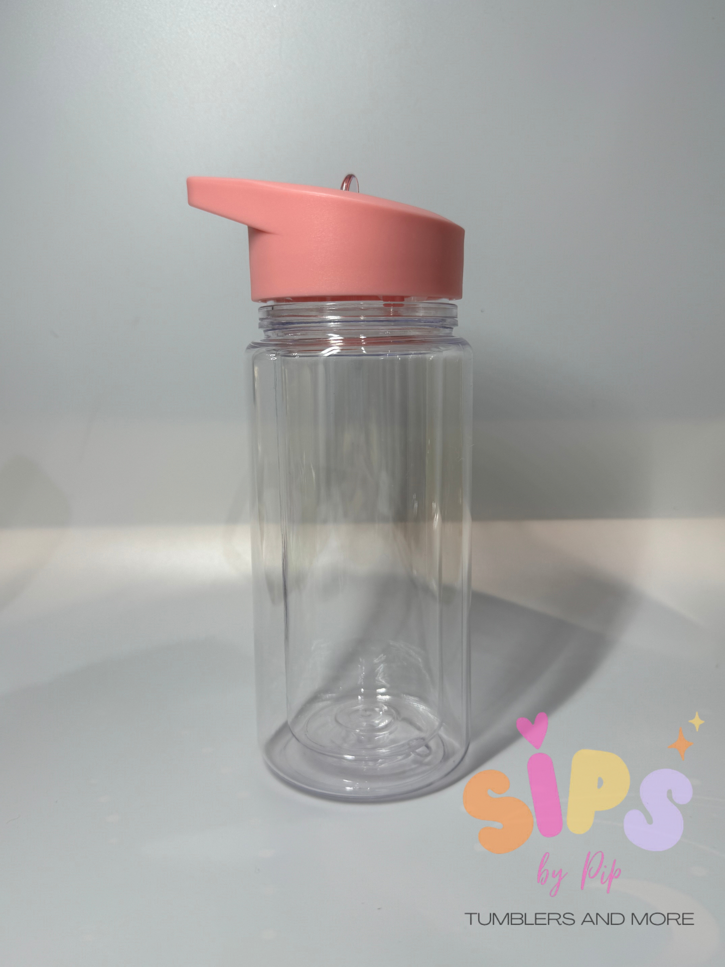 10oz Acrylic kids drink bottle snow globe