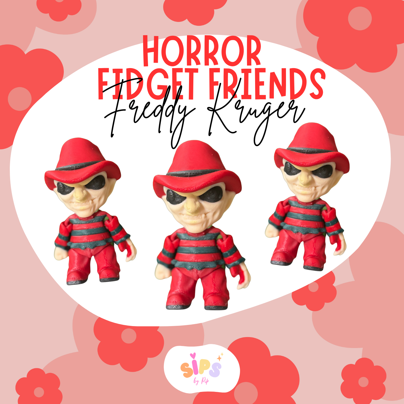 Horror Fidget Friend - Freddy Kruger