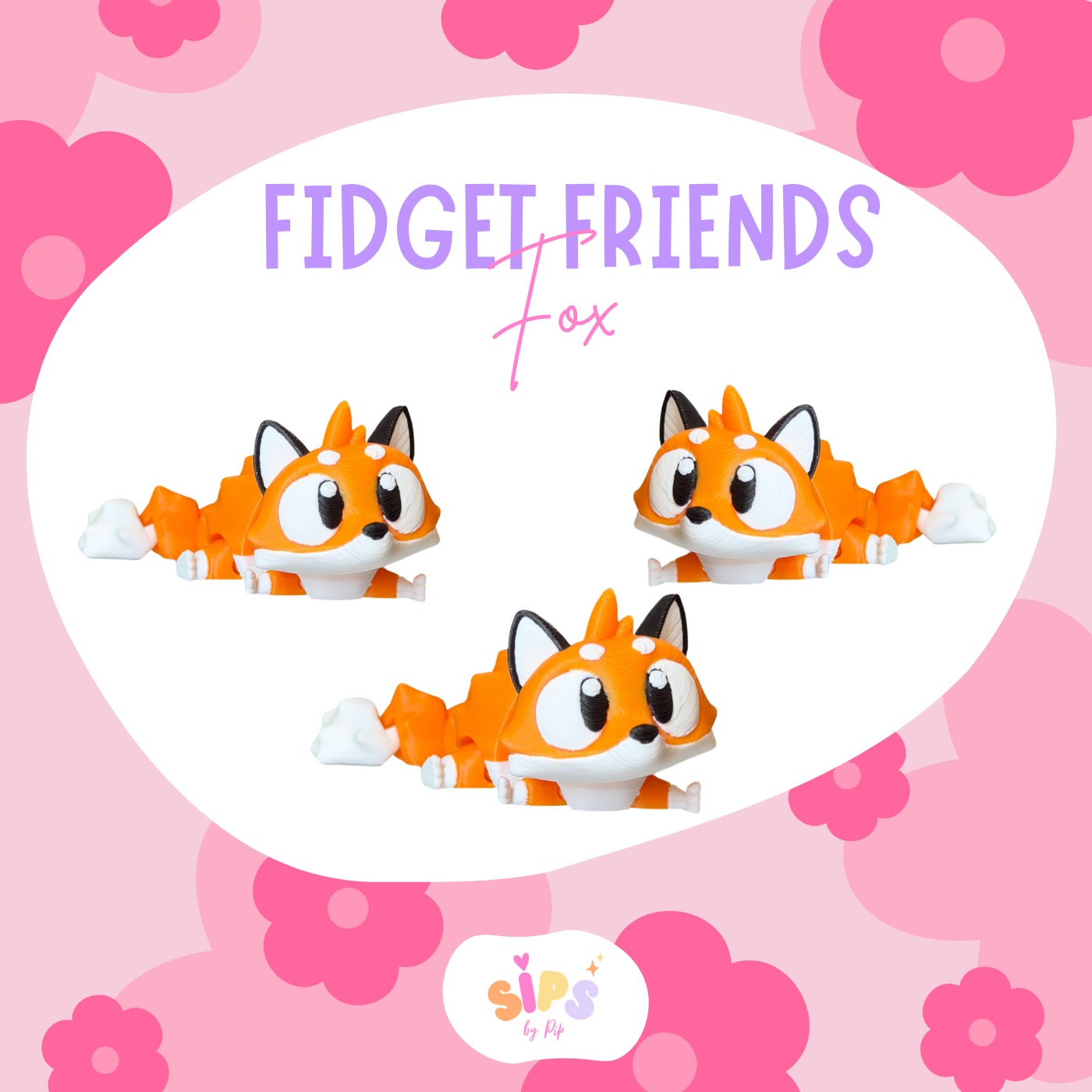 Small Fidget Friend - Fox