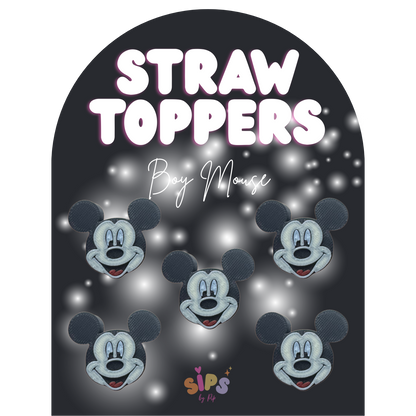 Boy Mouse - 3D Straw Topper