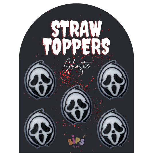 Ghostie - 3D Straw Topper