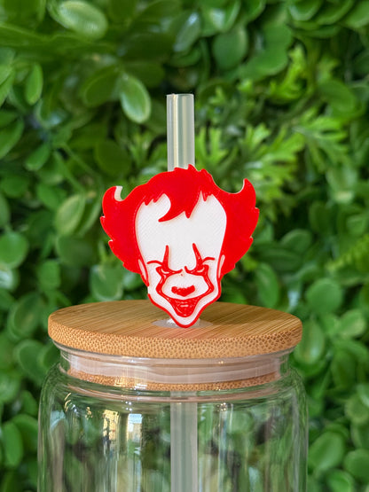 Kreepy Klown - 3D Straw Topper