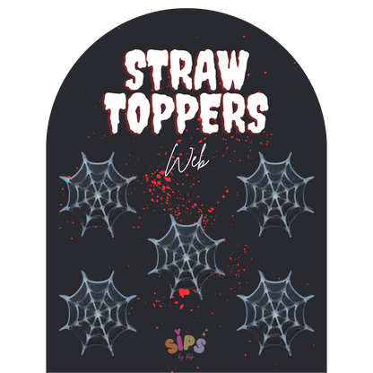 Web - 3D Straw Topper